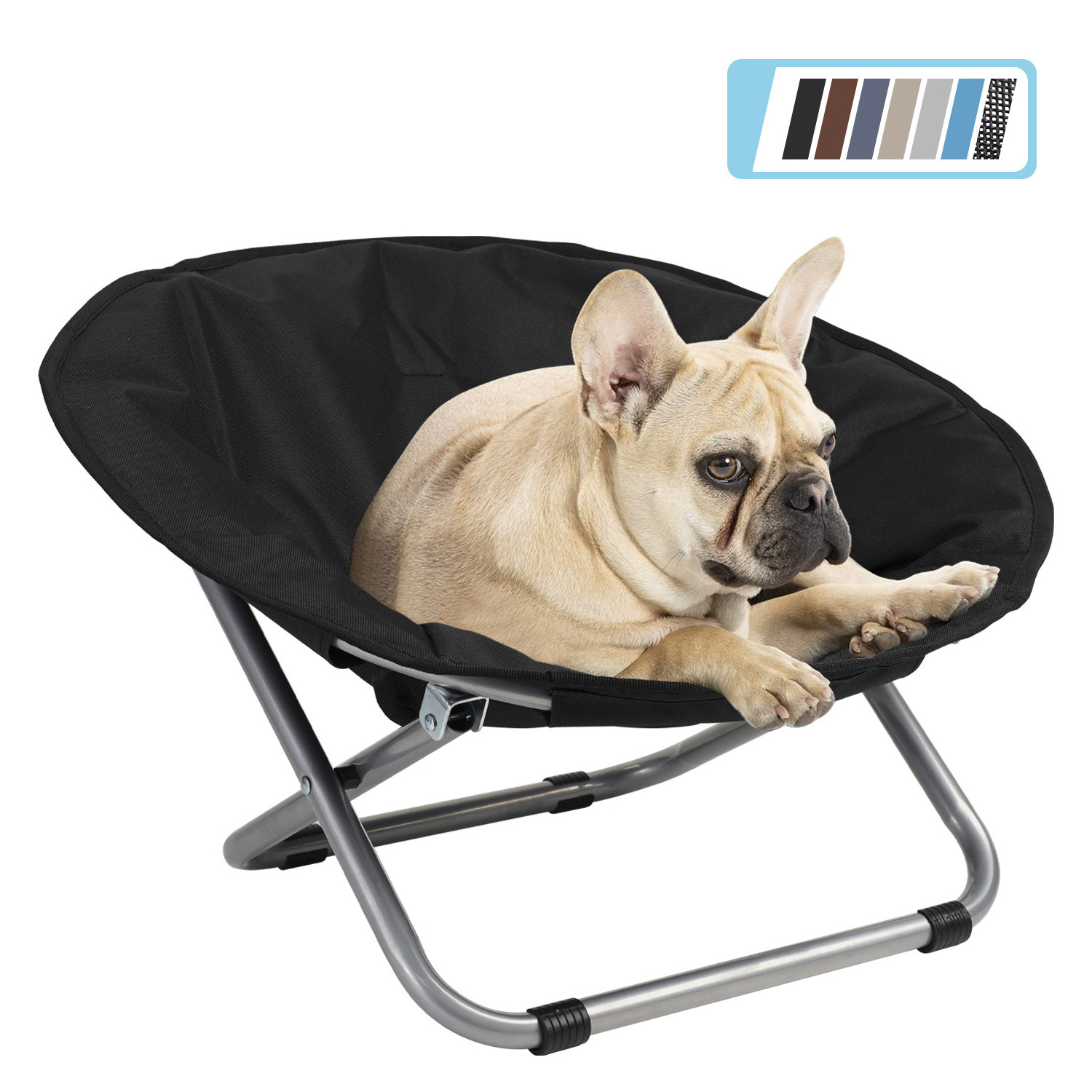 Folding Dog Bed Portable Outdoor Waterproof  Pet Bed Lever Locking Breathable Adjustable Pet Lounge Chair