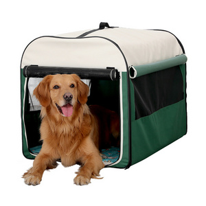 Comfortable Pet Teepee Dog Tent With Cushion dog cage kennel