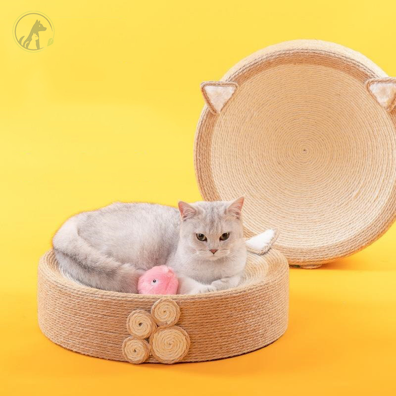 Factory Hot Sale 2 In 1 Sisal Cat Scratching Board Cat Nest Pet Supplies Pet Cat Grind Claw And Rest Nest Scratching Board