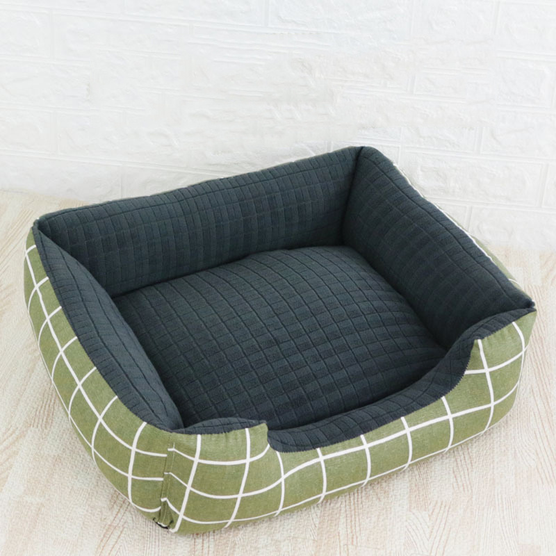 New Design PP Cotton Dog Couch Bed Durable Friendly Luxury Detachable Washable Boucle Pet Cat Dog Bed for Animals