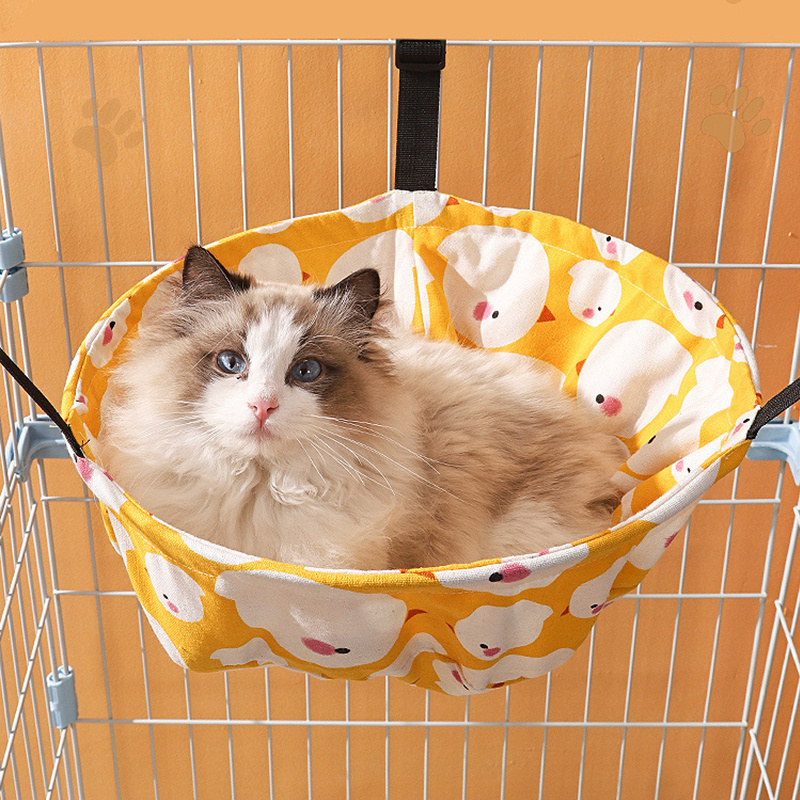 Cat Hanging Hammock Portable Modern Hanging Adjustable Cat Bed Pet Cage Hanging Bed