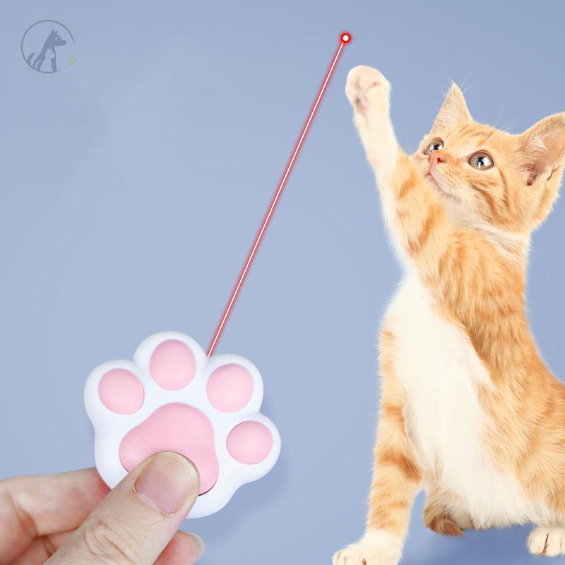 Wholesale New Products USB Rechargeable Interactive Multi-pattern Laser Cat Toy Automatic Infrared Cute Laser Pointer Cat Toy