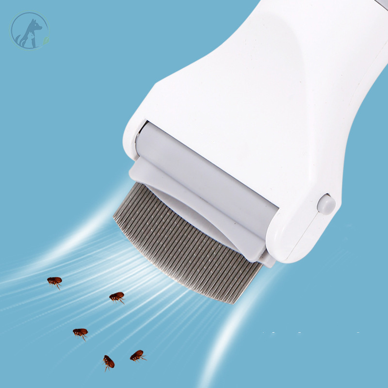 Cat & Dog Grooming Hair Brush Comb Pet Hair Trimmer Remover Electric Pet Flea Lice Comb for Dog