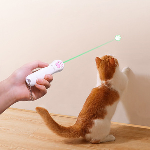 2023 Wholesale New Projector Mini Laser Pointer 5 Modes USB Cats Interactive Toy Laser Pointer