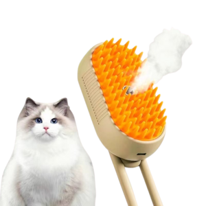 2024 Steamy Cat Brush Electric Anti-splashing Cat Brush With Steam Spray For Massage Pet Grooming Comb Hair Removal Combs