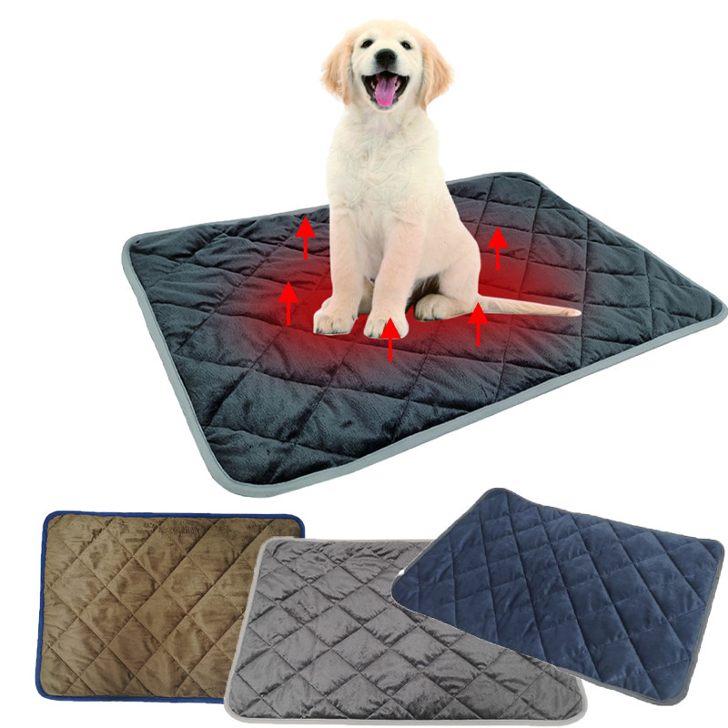 Pet Waterproof Self Heating Pad Dog Self Warming Cushion Bed  For Pets For Medium Large Dogs and Cats Bed