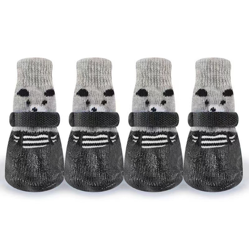 Pet Waterproof Socks Accept Customized Outdoor Cute Dog Silicone Rain Boots Non Slip Wear Shoes Socks Dog Shoes