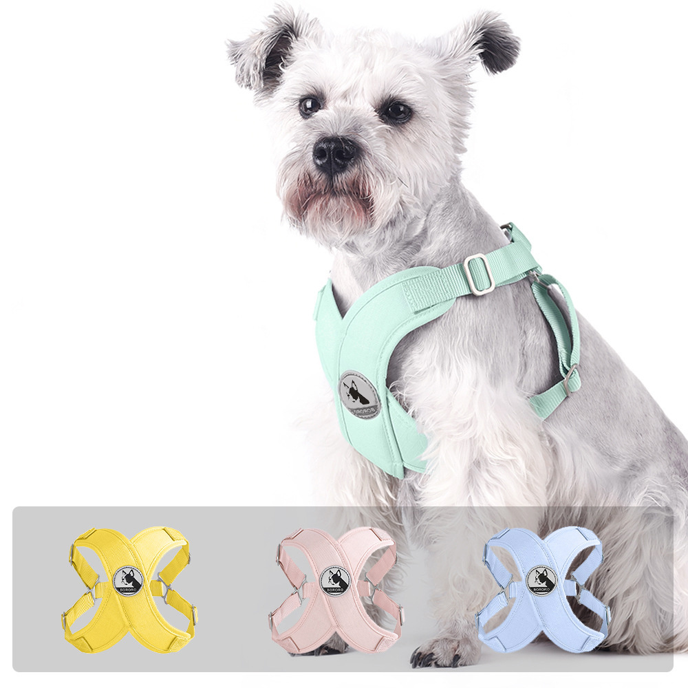 New X Shape Design Adjustable Vest Style Pet Harness Cooling Breathable Training Dog Harness