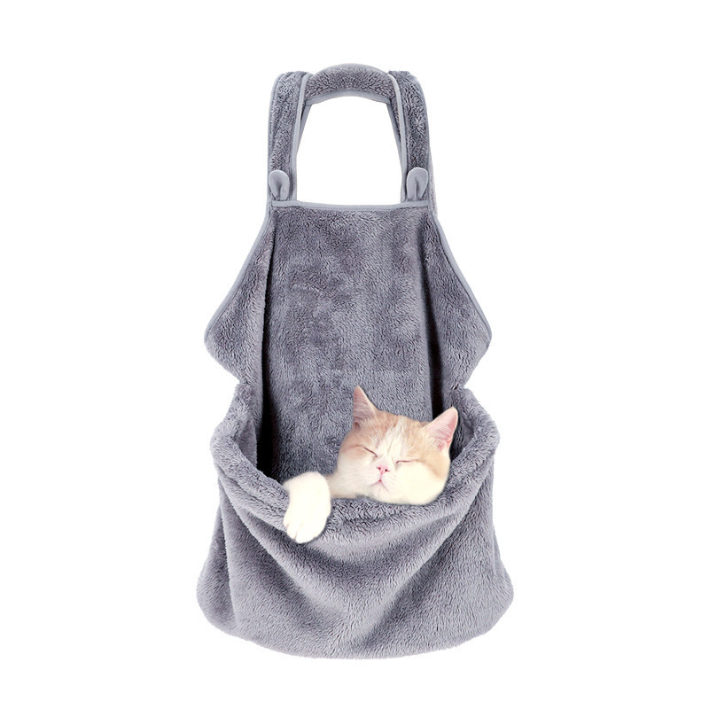 New Design Small Pet  Carrier Bag Plush Pet Backpacks Comfortable Warm Cat Dog Carrier Bag