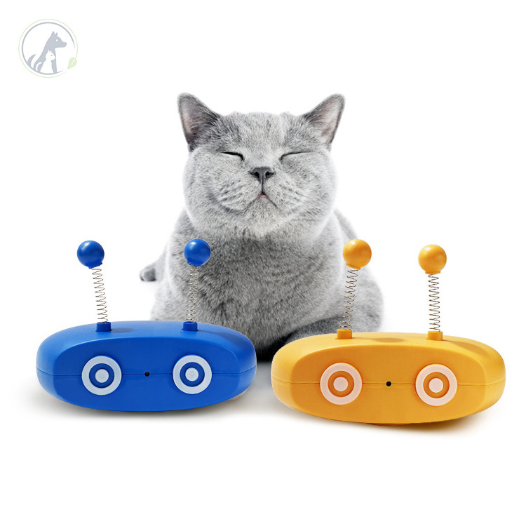 Popular Funny Automatic Cat Toy Electric Laser Cat Stick Turntable Rechargeable Smart Pet Cat Toy