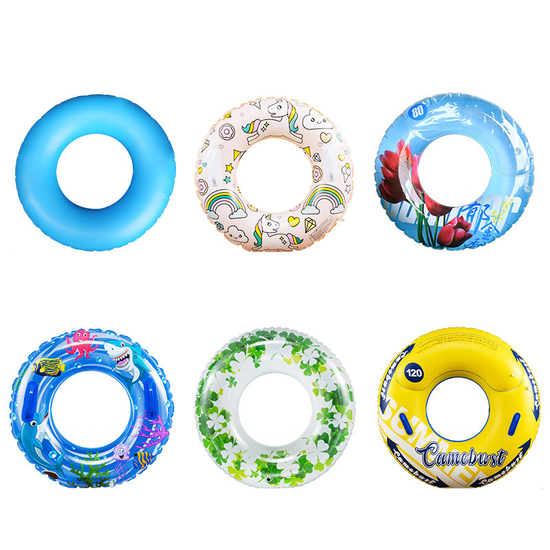 Hot Selling Inflatable PVC Adult and Kids Floating Round Double Airbag Swimming Ring for Summer Pool