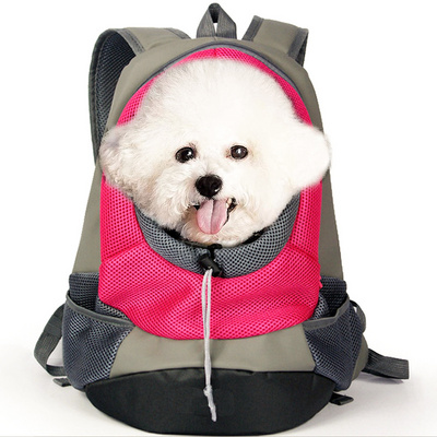 Portable Breathable Pets Bags Dog Sling Puppy Carrier Backpack Double Shoulder Carry Bag