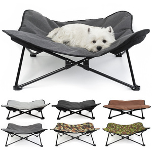 Portable Safe Folding Pet Dog Bed Outdoor Waterproof Elevated Dog Bed Pet Lounge Chair Dog Sleeping Nest For Cats