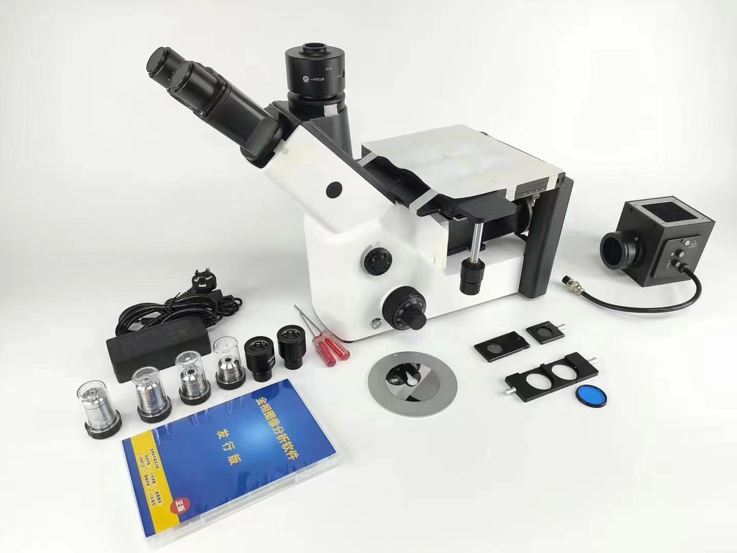 rinocular Upright Metallurgical Microscope Laboratory Biological Microscopes Optical Instruments Test Instruments