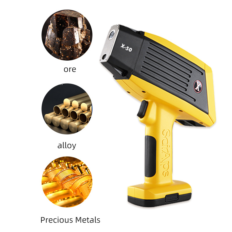 SciAps X-50 Portable Handheld Xrf Spectrometer Analyzer Xrf Metal Tester Alloy Analyzer/xrf metal analyzer/xrf spectrum analyzer