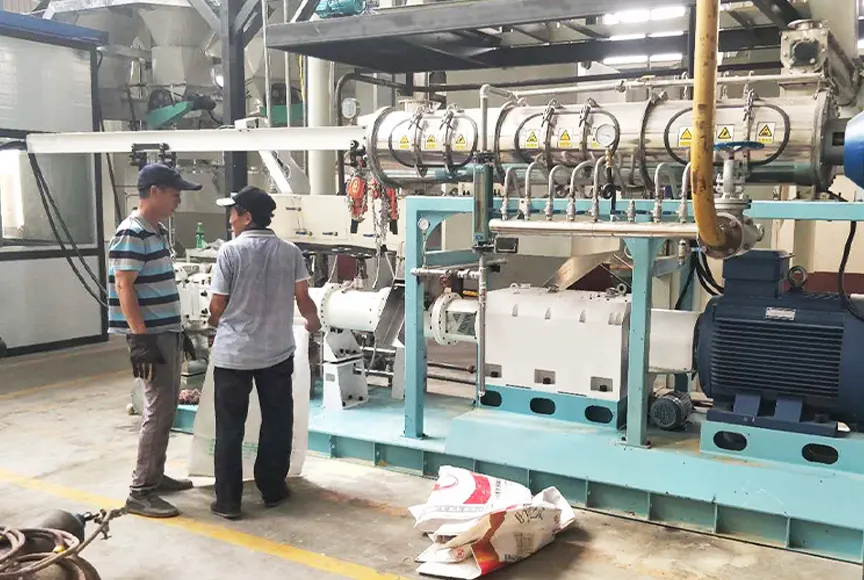 YUDA Large Capacity Floating Sinking Fish Feed Carp Shrimp Pet Dry Dog Cat Food Extruder Equipment Processing Production Line