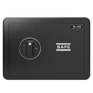 DINGFA Two Key Small Digital Intelligent Laptop Money Hotel Safe Box, Smart Mini Hotel Safety Box