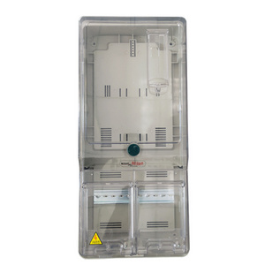 Outdoor Waterproof Electricity Meters single plastic transparent electrical energy meter box