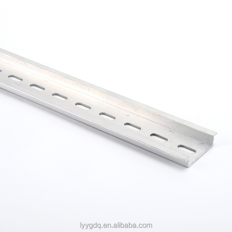 Aluminium stainless steel 35mm Width X 7.5mm Height Thickness 1.2mm 1.0mm Standard Size Mountable Stainless Steel Din Rail