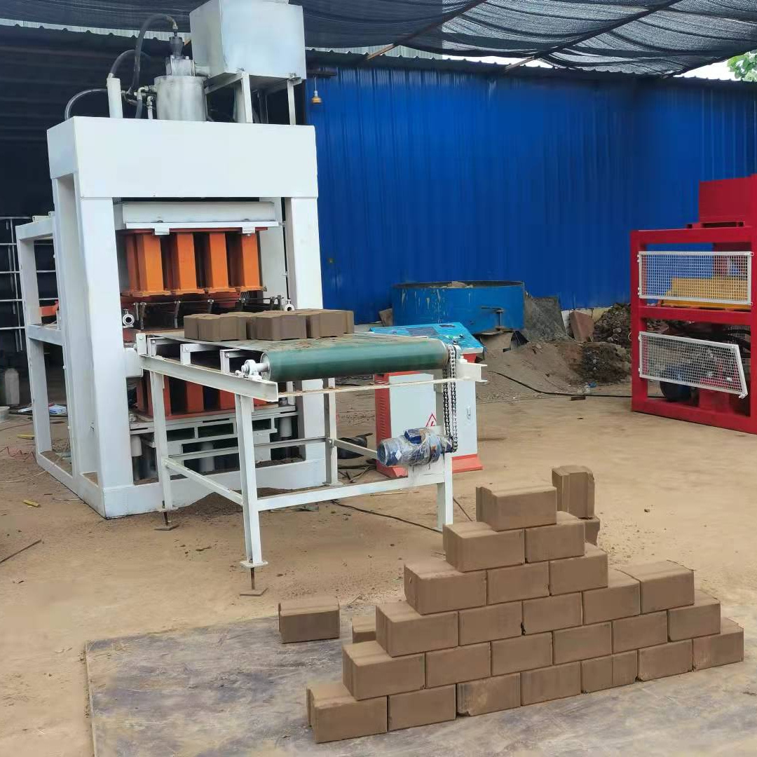 hydraulic press eco brava interlocking brick making machinery fully automatic hollow clay block make machine