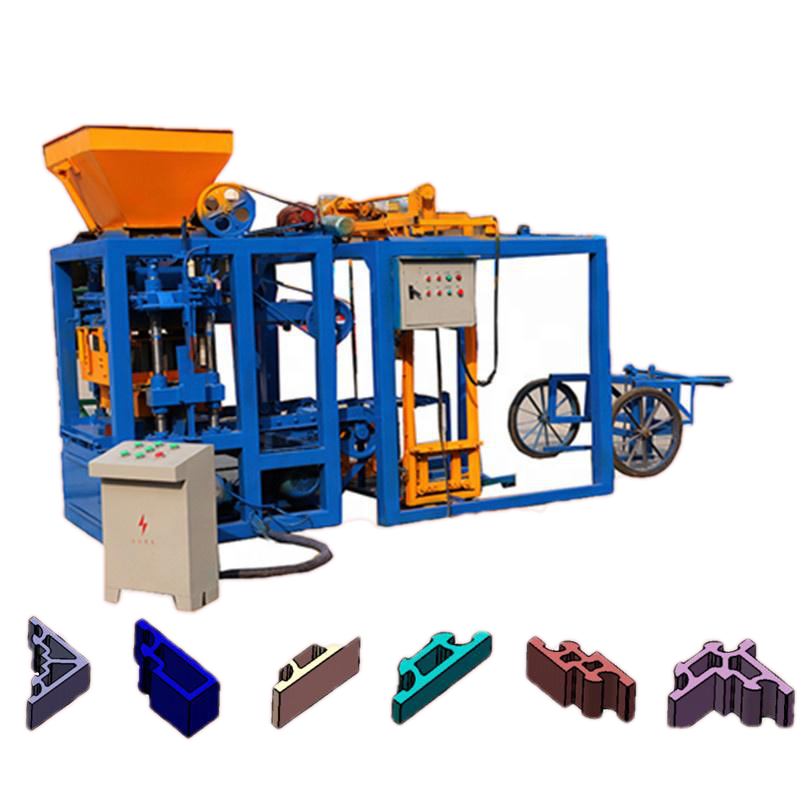 qt4-24 brick making machinery/egg laying concrete block machine