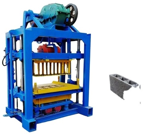 Qt4-40 Automatic Manual Concrete interlock Blocks Mold Machine multifunction brick block making machine bloquera