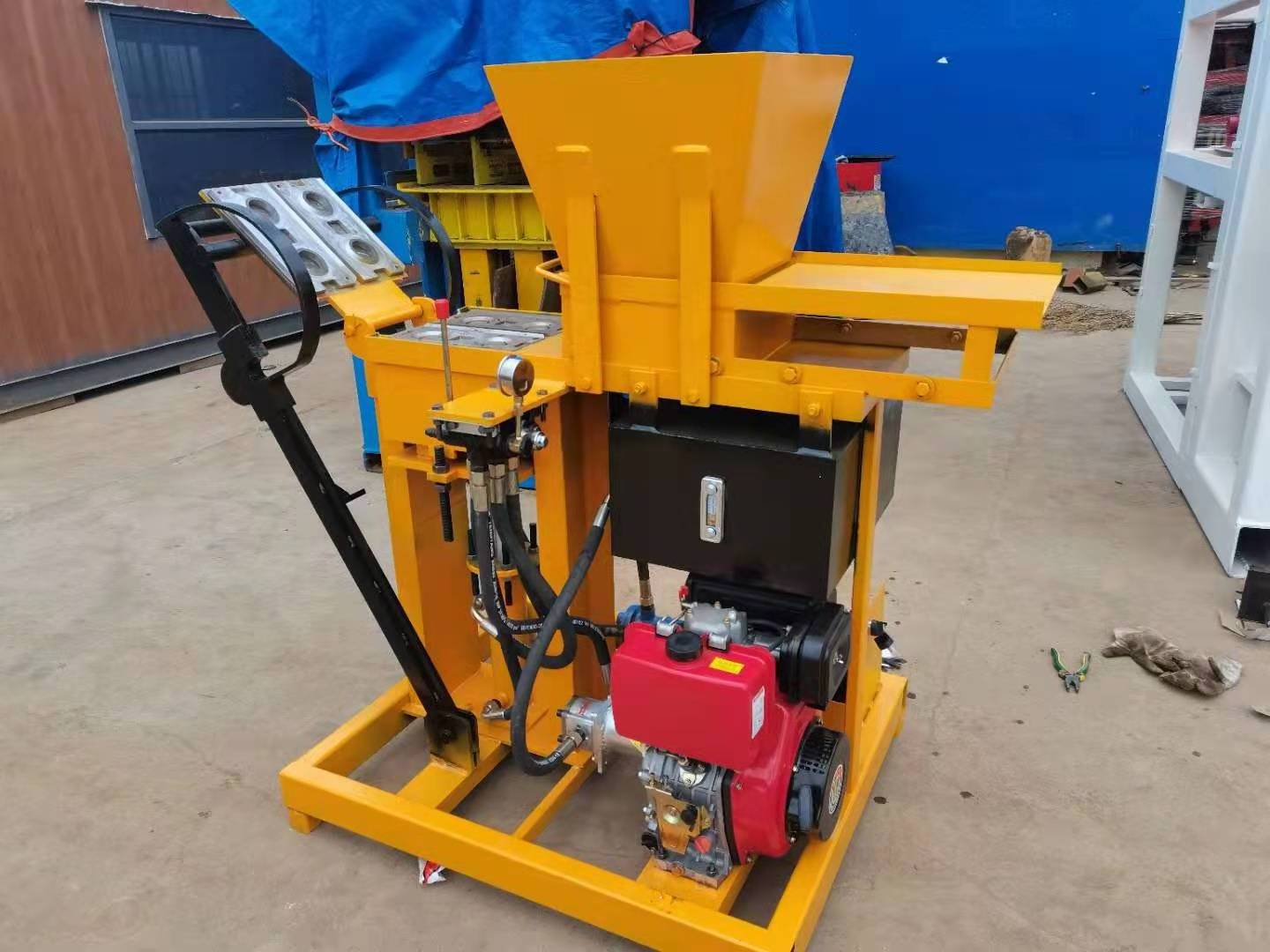 eco brava electric interlock automatic clay brick machine hydraulic press for making blocks ecological electric interlocking