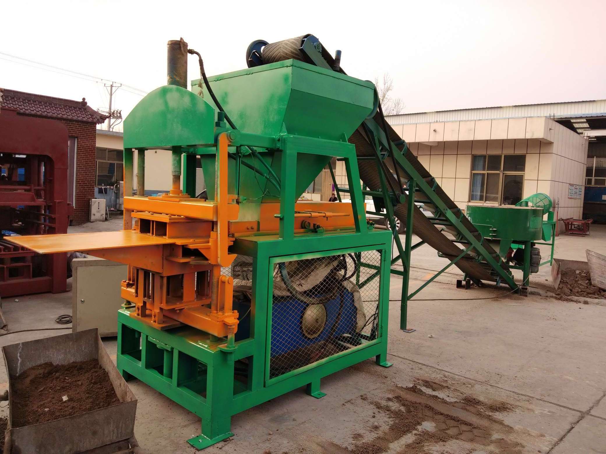 hydraulic press eco brava interlocking brick making machinery fully automatic hollow clay block make machine