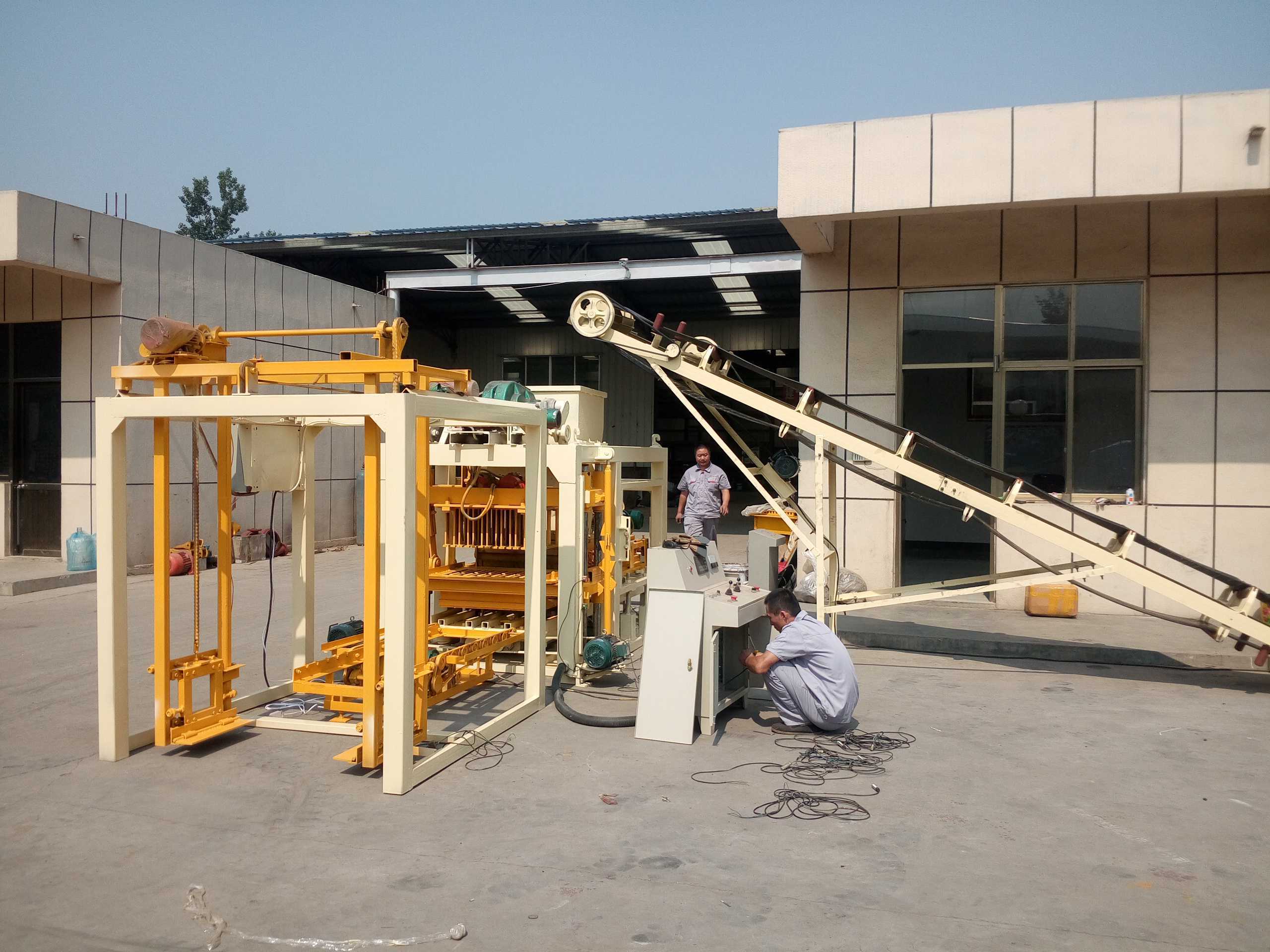 qt4-20 fully automatic block machine concrete blocking machine spain automated automatic in mozambique