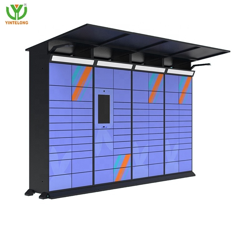 Waterproof compact laminate custom locker parcel delivery locker outdoors