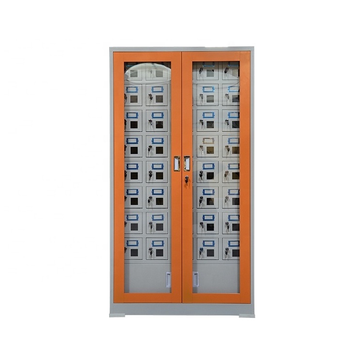 Factory mobile phone charging cabinet self-service cabinet password cabinet with key 40 doors cell phone storage locker