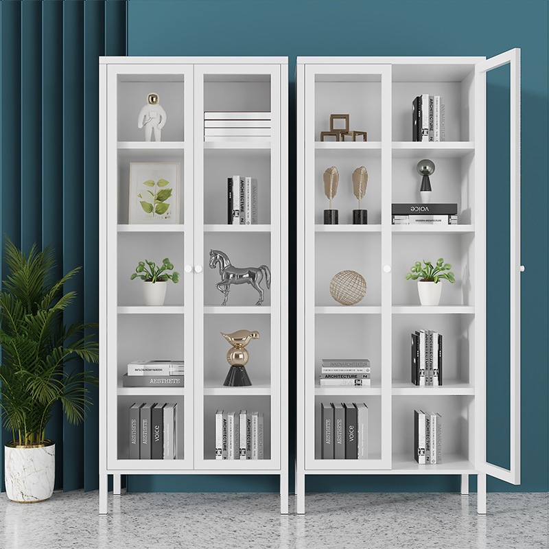 Household bookcase books multilayer storage cabinet new simple senior wind toys hand do tall floor storage cabinet