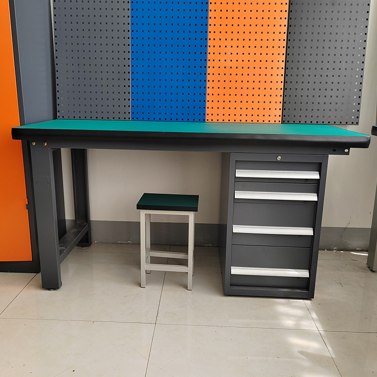 Yinlong Customized anti-static laboratory testing workbench lift two with socket factory fitter assembly line operating table