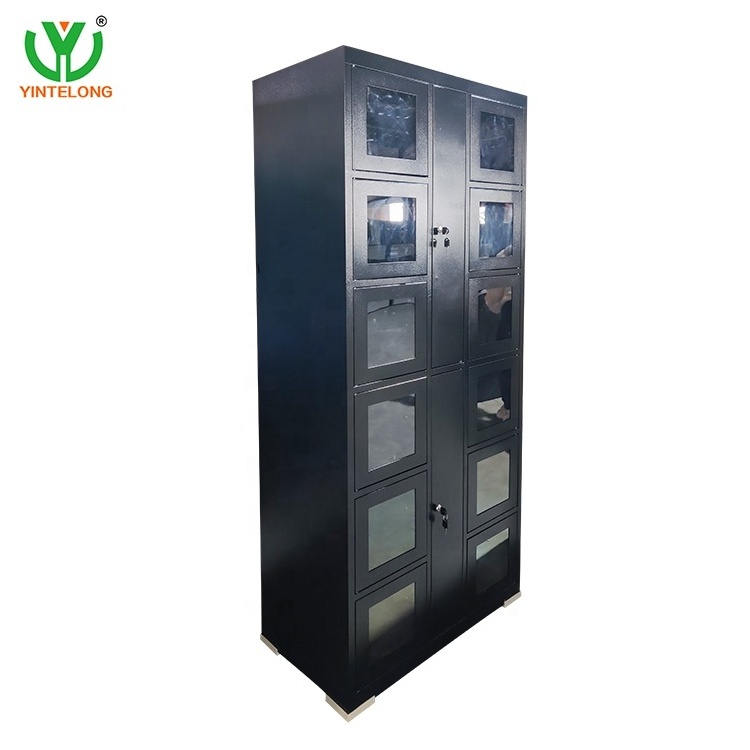 Yinlong Metal locker cabinet fast intelligent pin digital parcel delivery smart deposit gym mini wifi electronic locker boxes