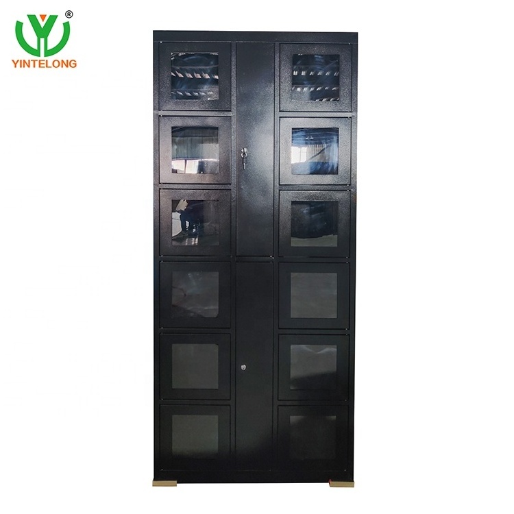 Yinlong Metal locker cabinet fast intelligent pin digital parcel delivery smart deposit gym mini wifi electronic locker boxes