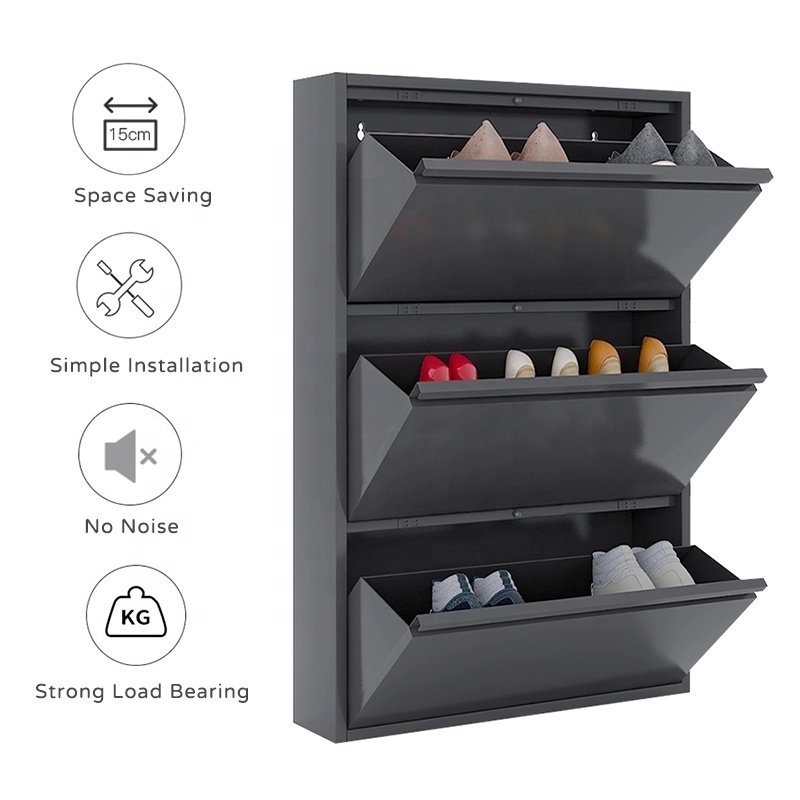 Shoe Storage modern design sliding door shoe rack store cabinet /Shoe Storage Cabinet