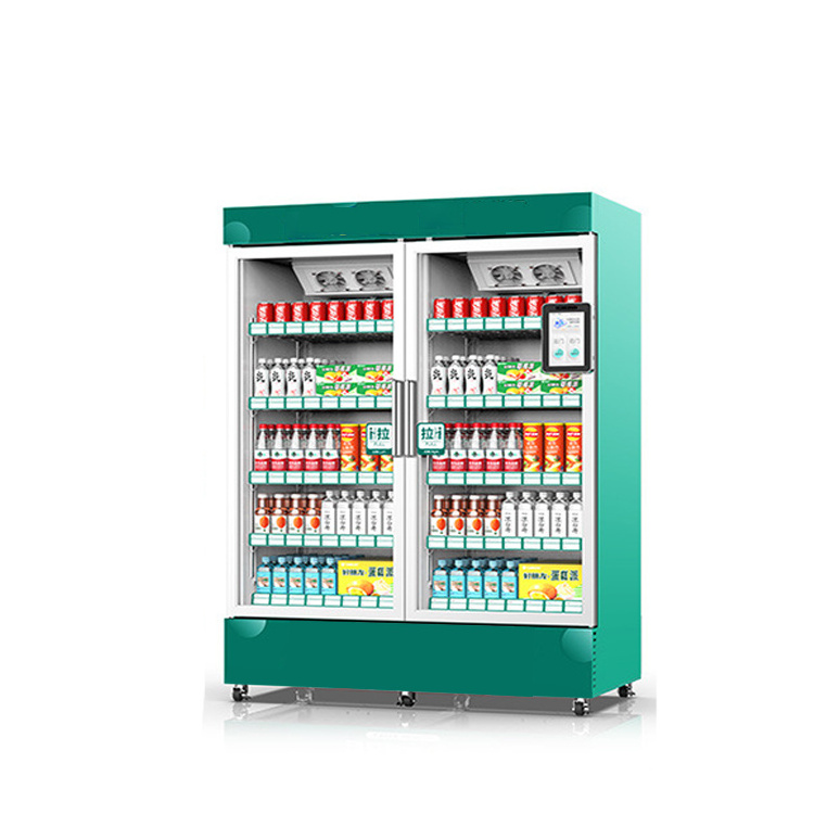 yinlong vending machine brush face refrigeration small cabinet beverage machine new launch unmanned vending machine