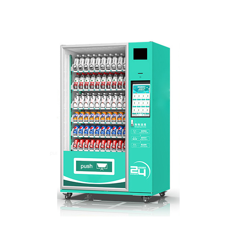 yinlong vending machine brush face refrigeration small cabinet beverage machine new launch unmanned vending machine