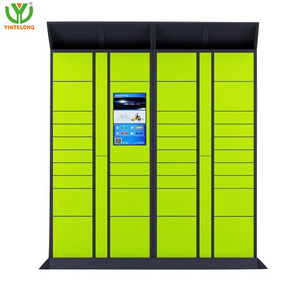 Waterproof compact laminate custom locker parcel delivery locker outdoors