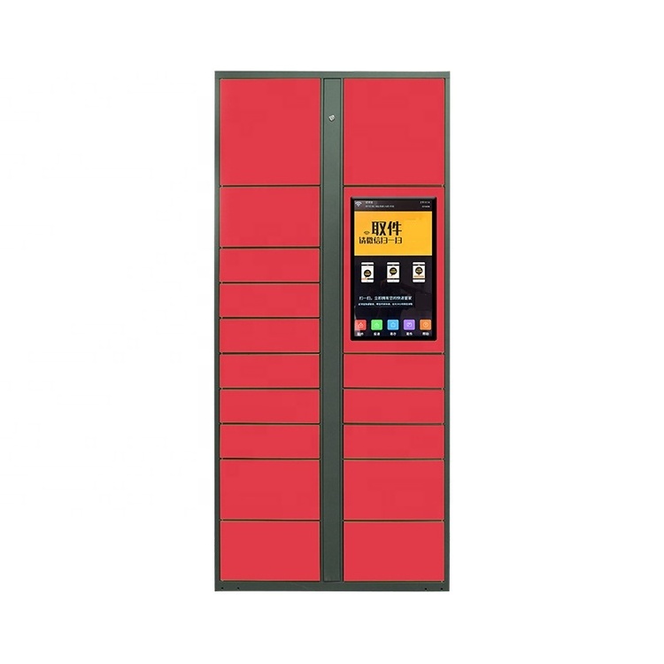 Yinlong Stainless Steel Lockers Self Pick up Accept Customized Smart Parcel Locker Intelligent Parcel Locker In Multi language