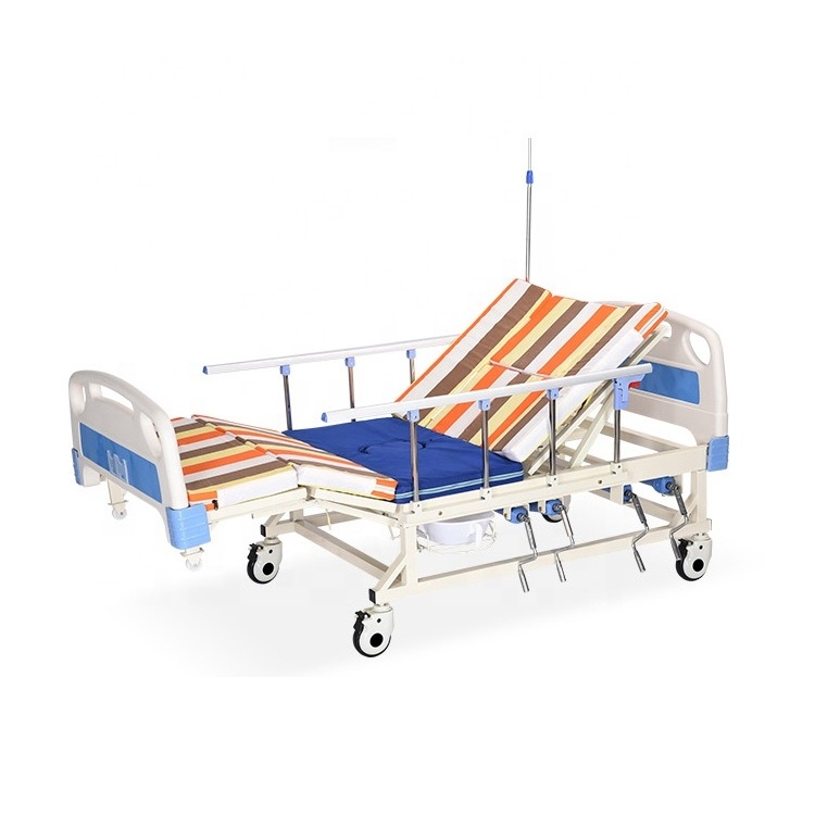 ABS multi-function Medical bed/Electric ICU Hospital hospital bed/4 Crank Nursing bed