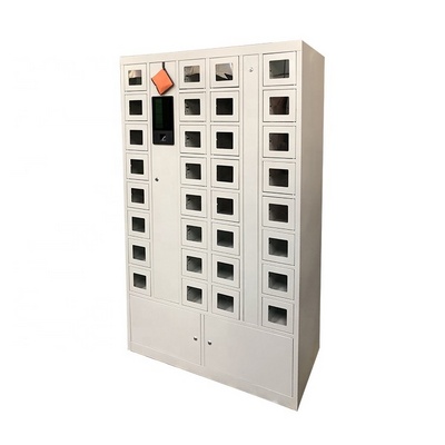 Face recognition phone storage locker phone charging Fingerprint identification mobile phone charging locker