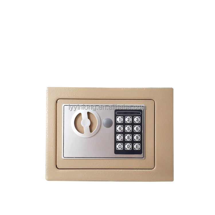 Yinlong mini money Jewelry Digital Electronic Lock Safe Box Home Mini Money Safe Box with Lock