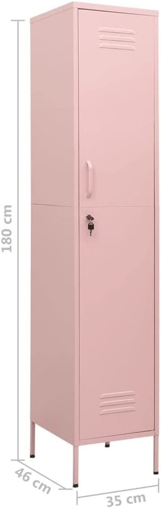 Storage Bedroom Furniture Wardrobe Closet Cloth Clothes pink color