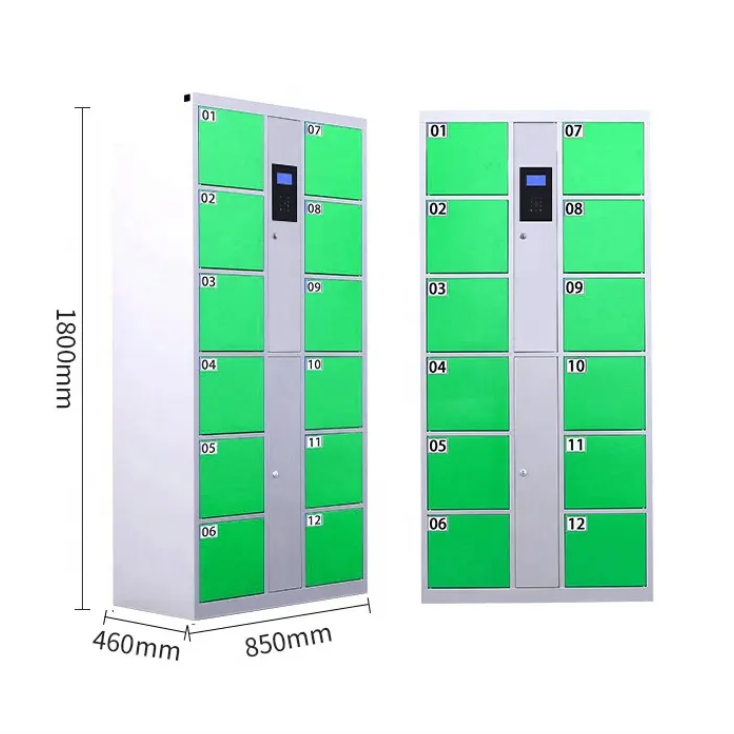 Steel Metal Outdoor Locker Box for Bag Storage Locker