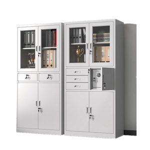 office Furniture Metal File Cupboard with safe Drawer Steel Lockers Filing Storage Cabinet