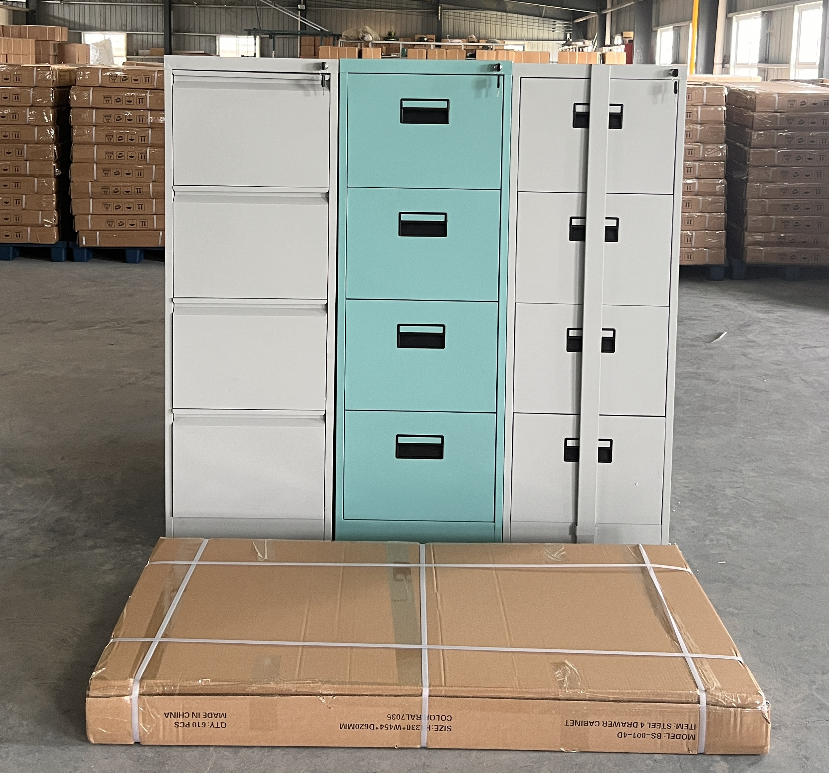 Factory Price Metal Storage Cabinet Office Documents A4 File Hanger Steel 4 Drawer Cabinet