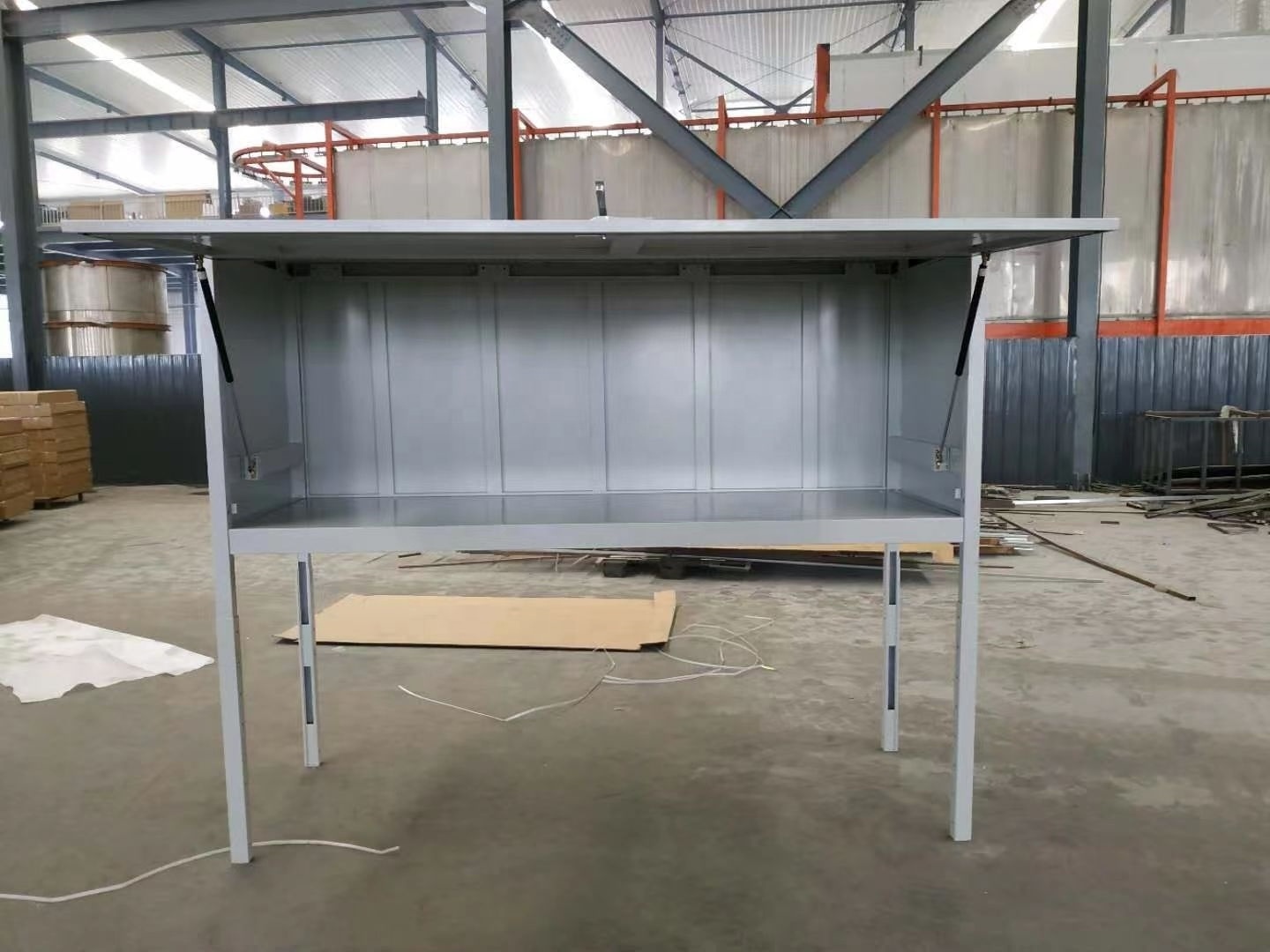 Outdoor steel tool box cabinet heavy duty car parking storage cabinet over car bonnet bike locker Cabinet