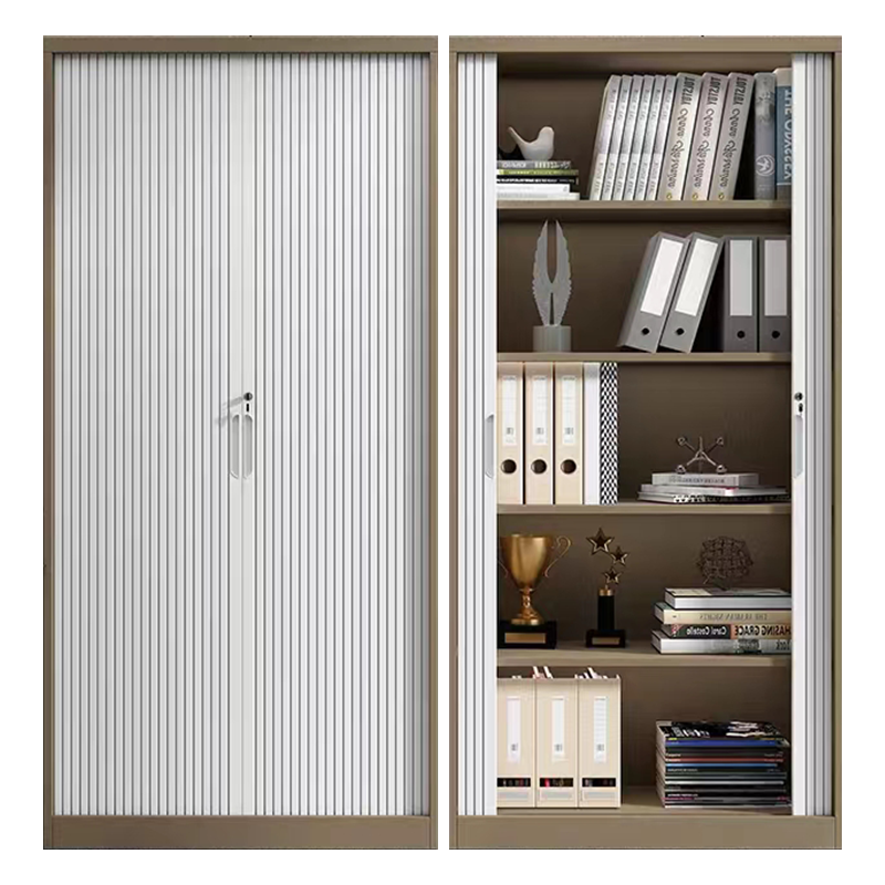 Steel storage cupboards tambour door metal file cabinet