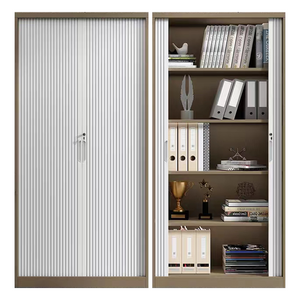 Steel storage cupboards tambour door metal file cabinet